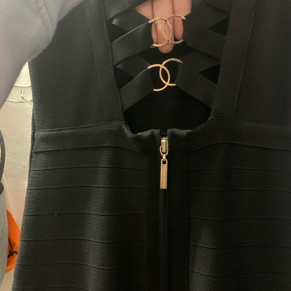 Tight black mini dress small